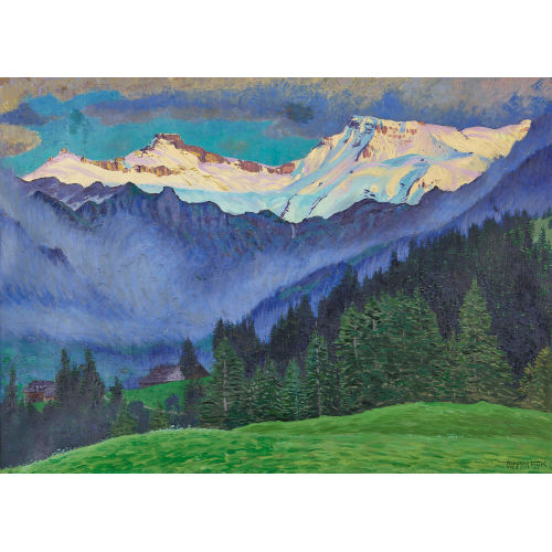 WALDEMAR THEOPHIL FINK : 'Abend nach Gewitter' (DOBIASCHOFSKY AUKTIONEN AG)