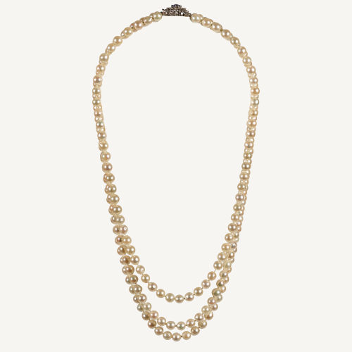 PERLEN-SAPHIR-COLLIER : (DOBIASCHOFSKY AUKTIONEN AG)