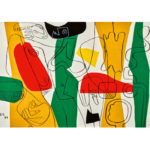 CHARLES-�DOUARD) LE CORBUSIER (EIGTL. JEANNERET : Sans titre (DOBIASCHOFSKY AUKTIONEN AG)