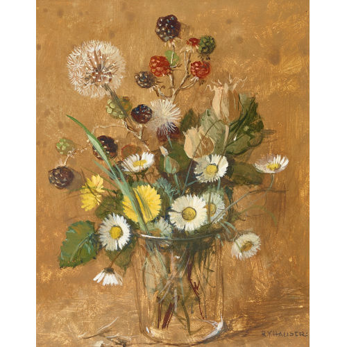 REN�E YOLANDA HAUSER : 'Fleurs modestes du jardin' (DOBIASCHOFSKY AUKTIONEN AG)