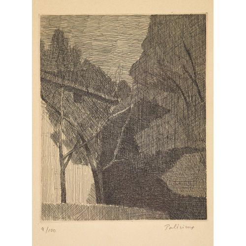 G�RARD DE PAL�ZIEUX : 'Arbres au soleil (Grignan)' (DOBIASCHOFSKY AUKTIONEN AG)
