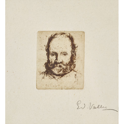 �DOUARD VALLET : 'Petite t�te d'homme (face)' (DOBIASCHOFSKY AUKTIONEN AG)