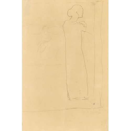 FERDINAND HODLER : Figurenstudie zu 'Eurythmie mit weiblichen Figuren' (DOBIASCHOFSKY AUKTIONEN AG)