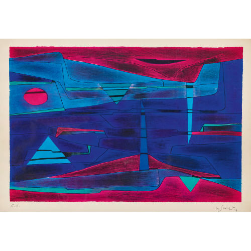GUSTAVE SINGIER : 'Lagune - nuit' (DOBIASCHOFSKY AUKTIONEN AG)