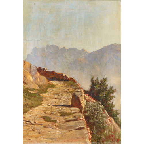 ALBERT HENRY JOHN GOS : Der Saumpfad (DOBIASCHOFSKY AUKTIONEN AG)