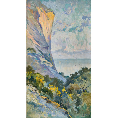 FERNAND GAULIS : Steile K�stenpartie (DOBIASCHOFSKY AUKTIONEN AG)