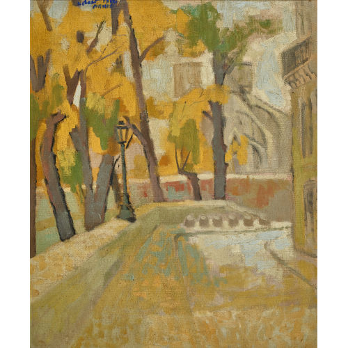 20. JH. FRANKREICH : Herbstliche Pariser Ansicht (DOBIASCHOFSKY AUKTIONEN AG)