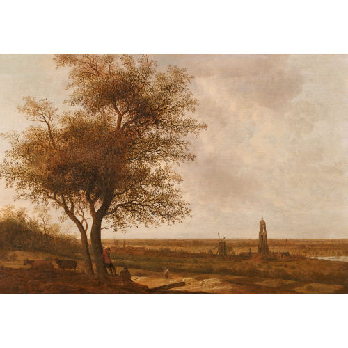 ANTHONIE JANSZ. VAN DER CROOS : 'Rhenen, Blick von einem H�gel' (DOBIASCHOFSKY AUKTIONEN AG)