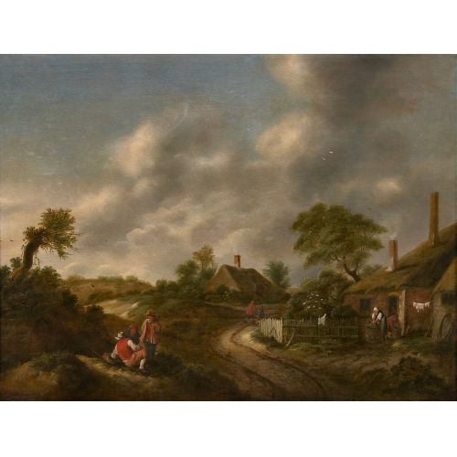 NICOLAES (AUCH CLAES) MOLENAER : D�rfliche Landschaft (DOBIASCHOFSKY AUKTIONEN AG)