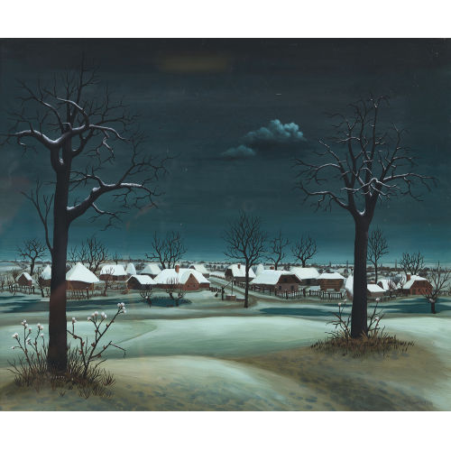 IVAN GENERALIC : 'Zimsko jutro' (Wintermorgen) (DOBIASCHOFSKY AUKTIONEN AG)