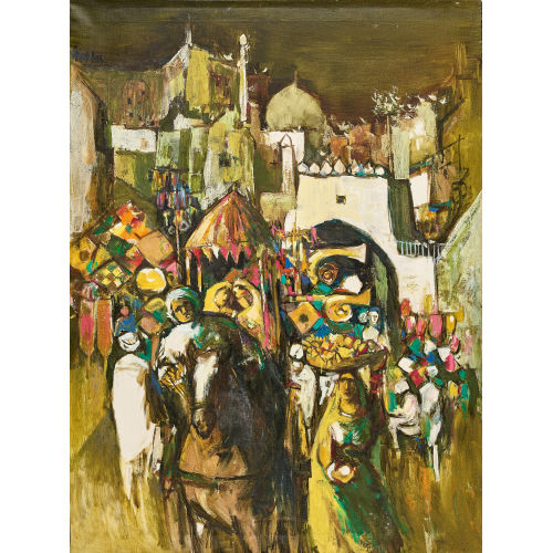 ARUP DAS : Untitled (Indian City) (DOBIASCHOFSKY AUKTIONEN AG)
