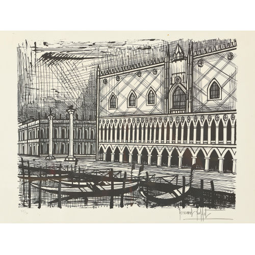BERNARD BUFFET : Venedig, Dogenpalast (DOBIASCHOFSKY AUKTIONEN AG)