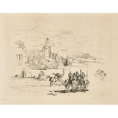 SALVADOR DAL� : 'Rom und Cadaqu�s' (DOBIASCHOFSKY AUKTIONEN AG)