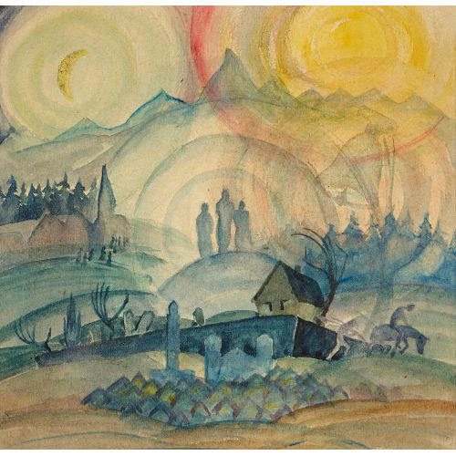 JOSEPH ANTON (AUCH B� YIN R�) SCHNEIDERFRANKEN : Weite Landschaft (DOBIASCHOFSKY AUKTIONEN AG)