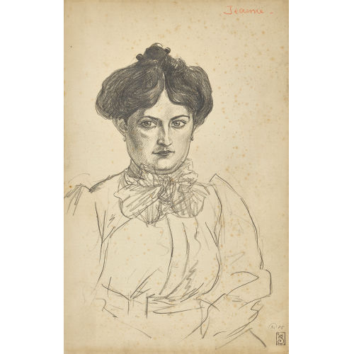 TH�OPHILE-ALEXANDRE STEINLEN : 'Jeanne' (DOBIASCHOFSKY AUKTIONEN AG)
