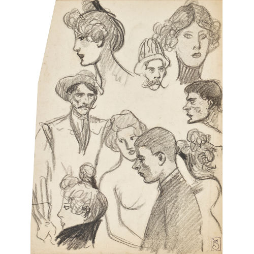 TH�OPHILE-ALEXANDRE STEINLEN : Physiognomien (DOBIASCHOFSKY AUKTIONEN AG)