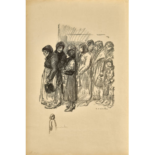 TH�OPHILE-ALEXANDRE STEINLEN : 'La soupe' (DOBIASCHOFSKY AUKTIONEN AG)