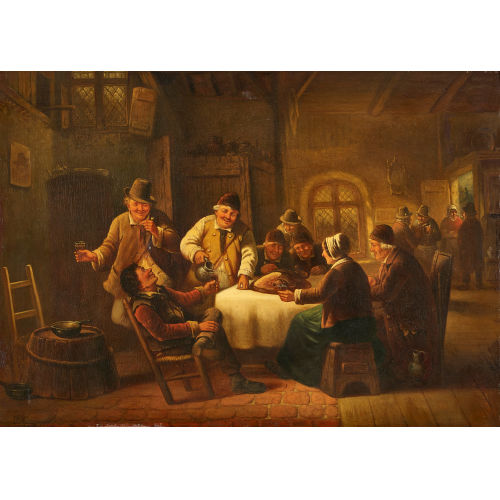 HERMAN FREDERIK CAREL TEN KATE : Fr�hliche Bauerngesellschaft (DOBIASCHOFSKY AUKTIONEN AG)