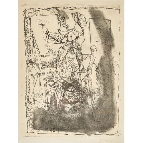 PABLO PICASSO : 'La jeune artiste' (DOBIASCHOFSKY AUKTIONEN AG)