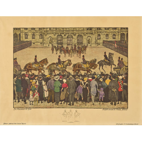 BURKHARD MANGOLD : 'D�fil� devant le Palais f�d�ral' (DOBIASCHOFSKY AUKTIONEN AG)