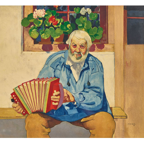 MAX ALFRED BURI : 'Handorgeler' (DOBIASCHOFSKY AUKTIONEN AG)