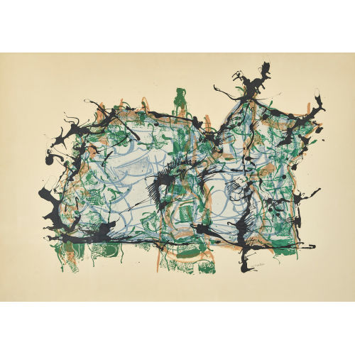 JEAN-PAUL RIOPELLE : 'Sphinx' (DOBIASCHOFSKY AUKTIONEN AG)