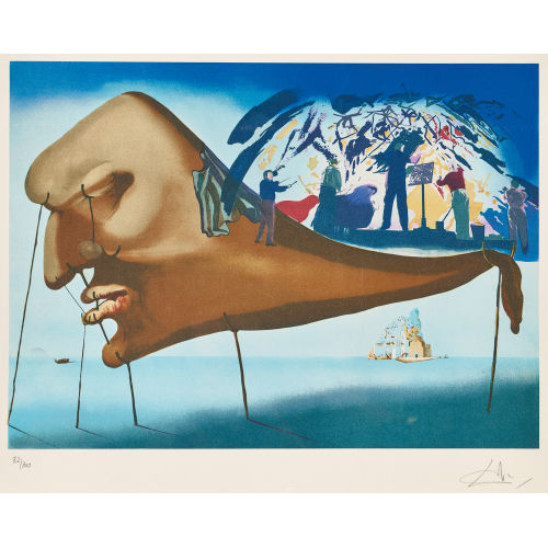 SALVADOR DAL� : 'Sommeil de l'orchestre' (DOBIASCHOFSKY AUKTIONEN AG)