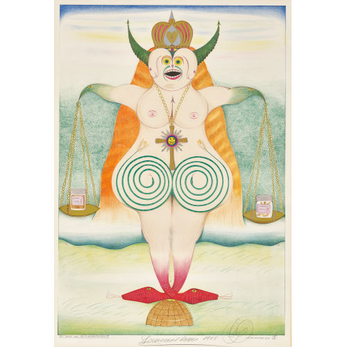 FRIEDRICH SCHR�DER-SONNENSTERN : 'Die Wabe des Mondmoralgericht's!' (DOBIASCHOFSKY AUKTIONEN AG)