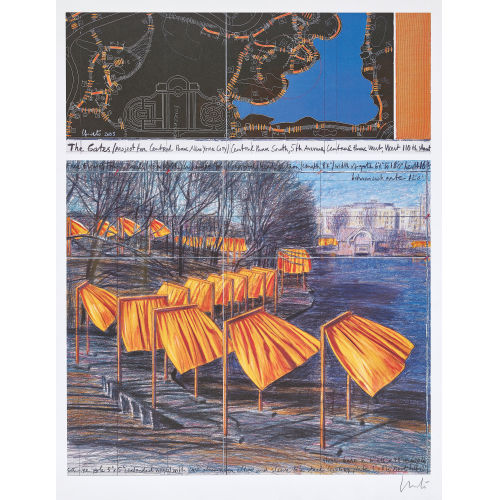 CHRISTO UND JEANNE-CLAUDE) CHRISTO & JEANNE-CLAUDE (JAVACHEFF : 'The Gates' (DOBIASCHOFSKY AUKTIONEN AG)