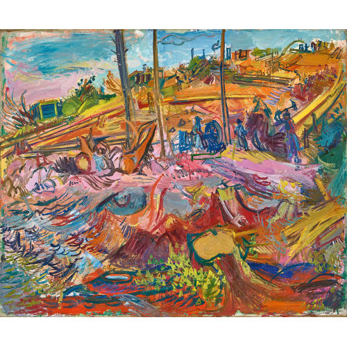 MAX VON M�HLENEN : Landschaft mit Holzf�llern (DOBIASCHOFSKY AUKTIONEN AG)