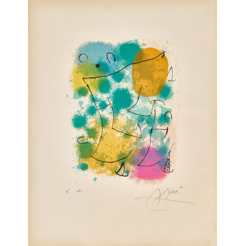 JOAN MIR� : 'Hommage � Rimbaud' (DOBIASCHOFSKY AUKTIONEN AG)