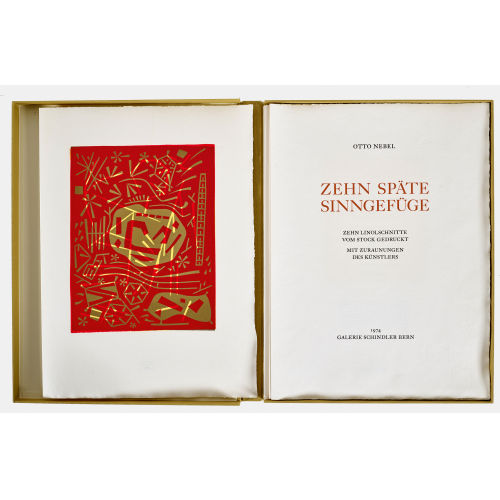 OTTO NEBEL : 'Zehn sp�te Sinngef�ge' (DOBIASCHOFSKY AUKTIONEN AG)
