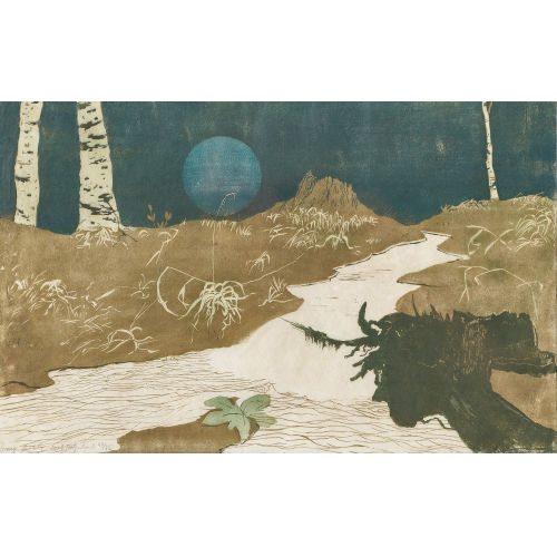 FRANZ GERTSCH : 'Mondnacht' (DOBIASCHOFSKY AUKTIONEN AG)
