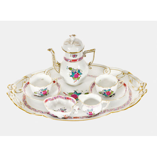 T�TE-�-T�TE-SERVICE : Herend, 20. Jh. (Porzellan Manufaktur) (DOBIASCHOFSKY AUKTIONEN AG)