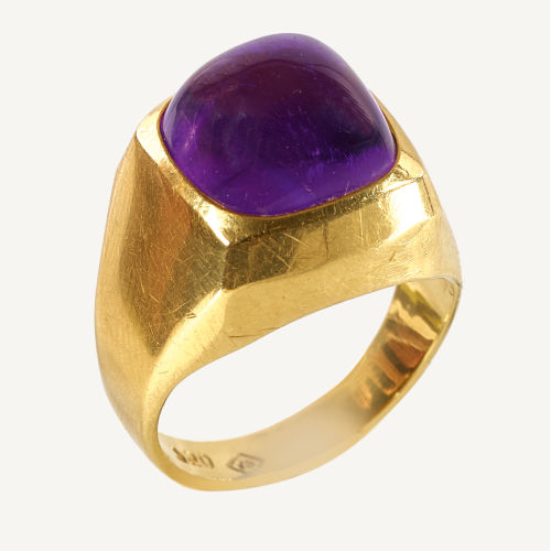 AMETHYST-RING : (DOBIASCHOFSKY AUKTIONEN AG)