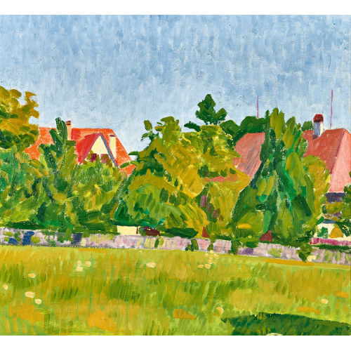 BRUNO HESSE : Cuno Amiets Haus auf der Oschwand (DOBIASCHOFSKY AUKTIONEN AG)