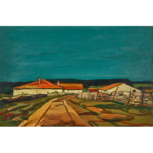ALBERT SCHNYDER : 'Chemin rural' (DOBIASCHOFSKY AUKTIONEN AG)