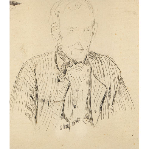 ALBERT ANKER : M�nnerstudie / Gefaltete H�nde (DOBIASCHOFSKY AUKTIONEN AG)
