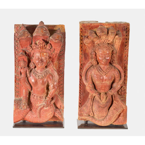 PAAR NAGAS : Nepal, 18. Jh (DOBIASCHOFSKY AUKTIONEN AG)