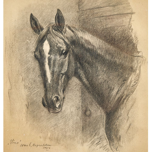 IWAN EDWIN HUGENTOBLER : Pferd 'Vino' (DOBIASCHOFSKY AUKTIONEN AG)