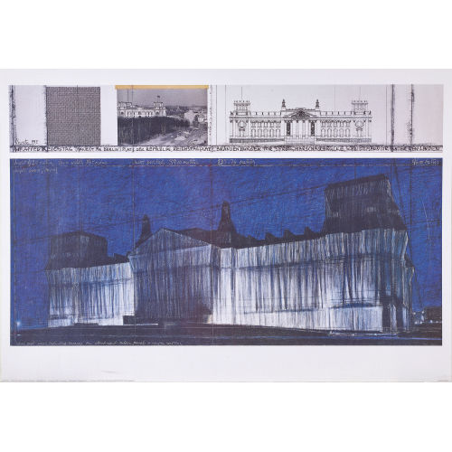 CHRISTO UND JEANNE-CLAUDE) CHRISTO & JEANNE-CLAUDE (JAVACHEFF : 'Wrapped Reichstag' (DOBIASCHOFSKY AUKTIONEN AG)