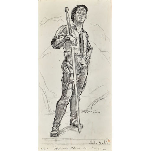 FERDINAND HODLER : 'Le Sentiment National Suisse' (DOBIASCHOFSKY AUKTIONEN AG)