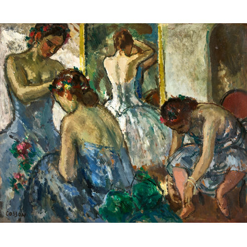 JEAN LOUIS MARCEL COSSON : Les danseuses � l'op�ra (DOBIASCHOFSKY AUKTIONEN AG)