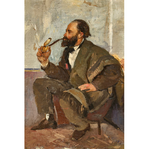 19./20. JH. SCHWEIZ : Portrait d'un homme (DOBIASCHOFSKY AUKTIONEN AG)