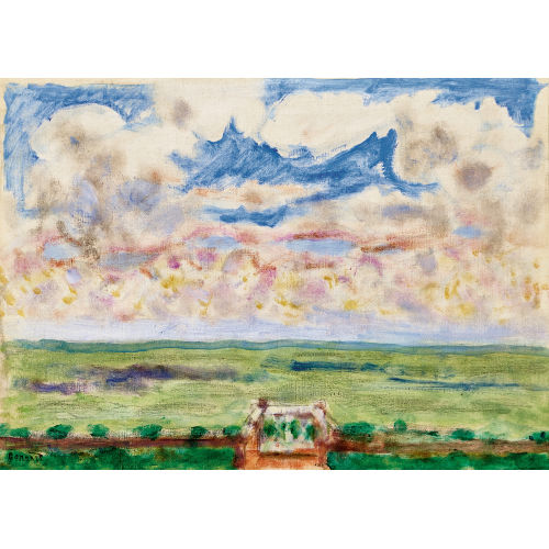 PIERRE BONNARD : 'Terrasse et balcon' (DOBIASCHOFSKY AUKTIONEN AG)