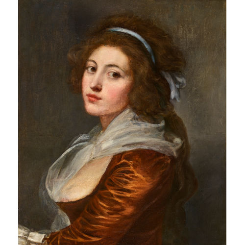 18. JH. FRANKREICH : Portr�t einer eleganten jungen Dame (DOBIASCHOFSKY AUKTIONEN AG)
