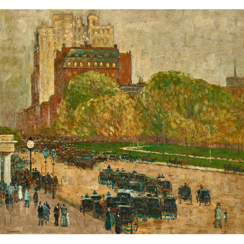 T. HAMMAN : Der Central Park in New York (DOBIASCHOFSKY AUKTIONEN AG)