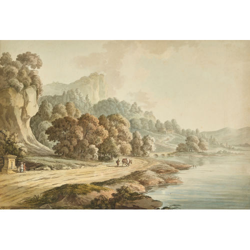PIERRE-LOUIS DE LA (AUCH LARIVE-GODEFROY RIVE : 'Dans la vall�e de Salanche en Savoie' (DOBIASCHOFSKY AUKTIONEN AG)