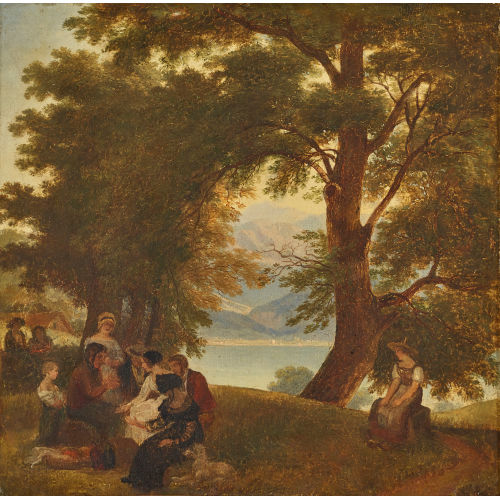RODOLPHE T�PFFER : Picknick im Freien (DOBIASCHOFSKY AUKTIONEN AG)