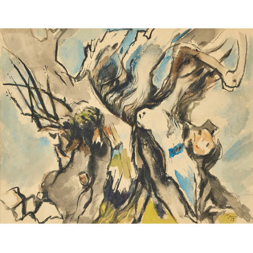 DOUARD PIGNON : Les oliviers (DOBIASCHOFSKY AUKTIONEN AG)